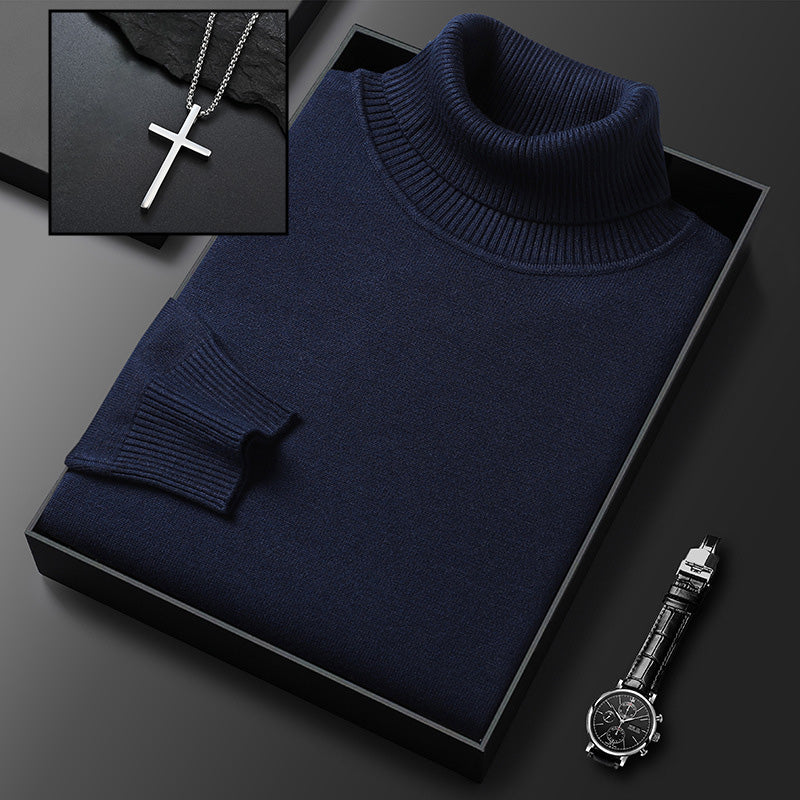 🧶 50% RABATT HOT SALE! ✨ Premium Kaschmirpulli Herren Einfarbig - Weiches Wohlfühlgarn mit Moderner Passform für Business & Freizeit 👔🎯