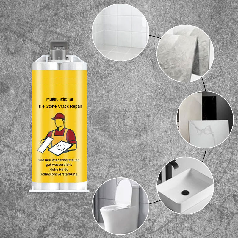 🔥Heißer Verkauf 60% Rabatt✨Multifunktionales Reparatur-Set für Risse in Fliesen und Steinen
