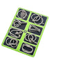 🧠🔠Metall Puzzle Ring achtteilig blaue Version Denksportaufgaben🔗