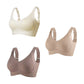 🎁 1 Kaufen, 1 Gratis 💕 Damen Rippenstrick Push-Up Verstellbarer Drahtloser BH