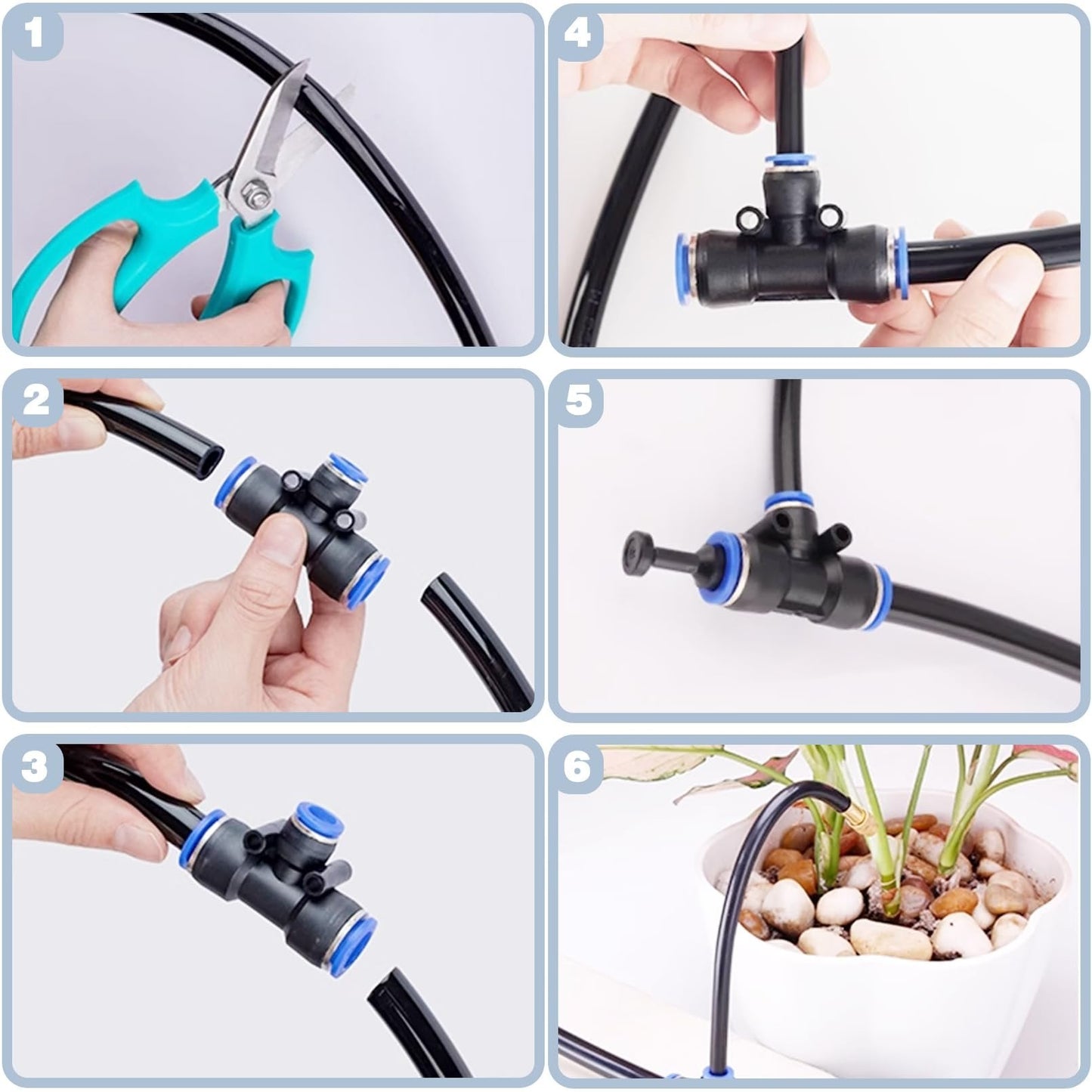 🔥Letzter Tag 50% Rabatt✨🌱360° Gebogenes Garten-Automatik-Bewässerungssystem