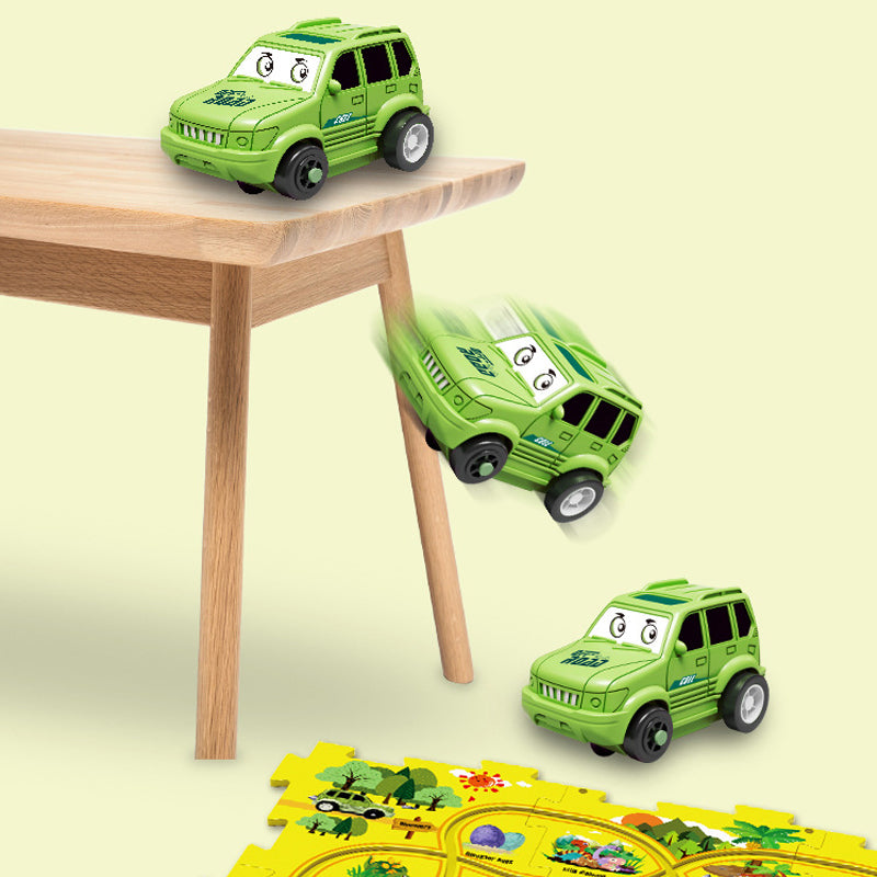 🔥Solange der Vorrat reicht 40 % Rabatt!🧩Kinder Lernspielzeug Puzzle-Autobahn-Spielset🧩