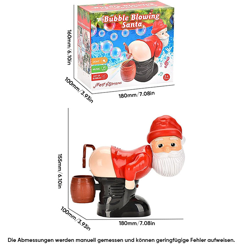 🎁HEISSER VERKAUF 50% RABATT🔥Weihnachtsmann Seifenblasenmaschine