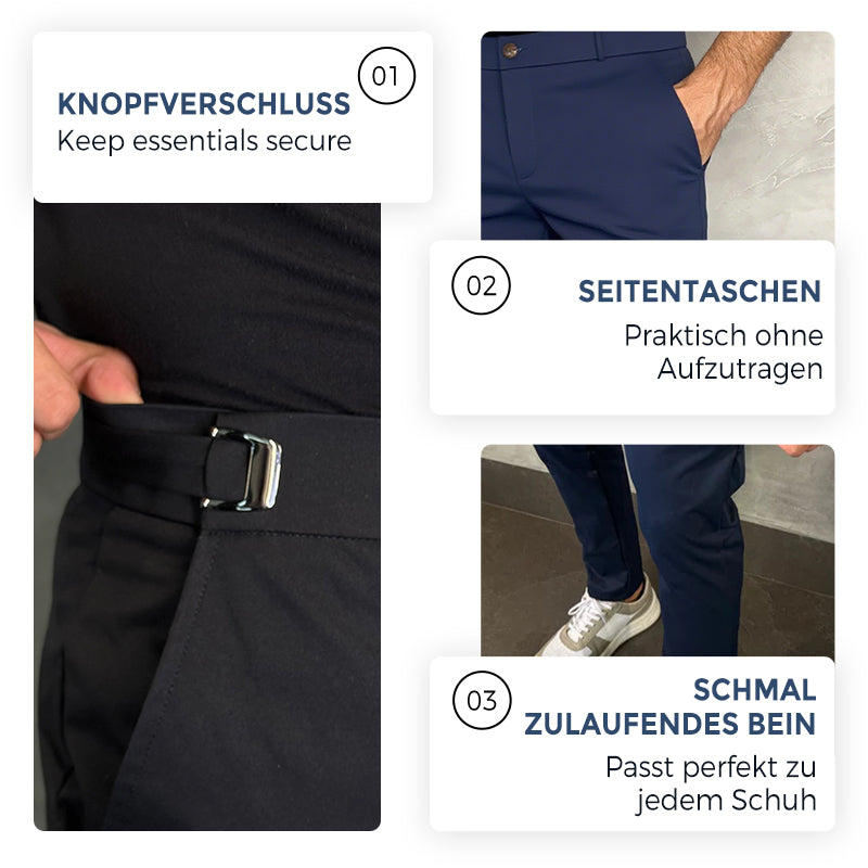 Stretchhose im Slim Fit für Herren