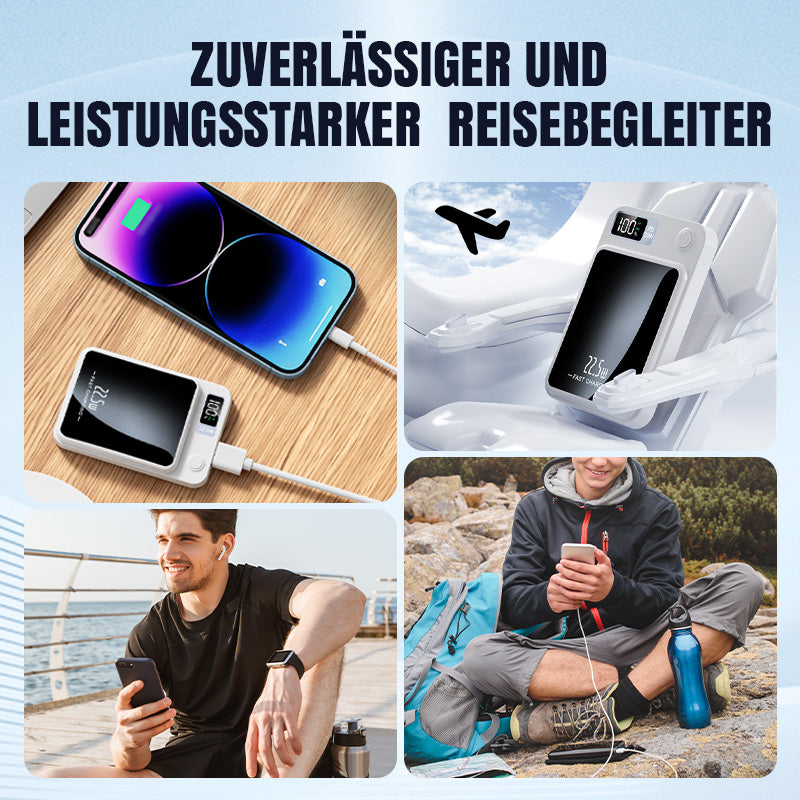 ⚡ 60% RABATT! ✨ 10000mAh Powerbank - 22.5W Super-Schnellladung & Ultradünnes Design mit Digitalem Display 📱🔋