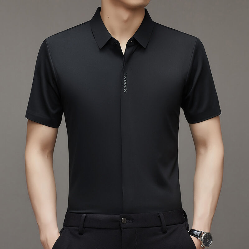 🔥50% OFF🔥Ice Silk Schnell trocknendes Business-Hemd für Herren