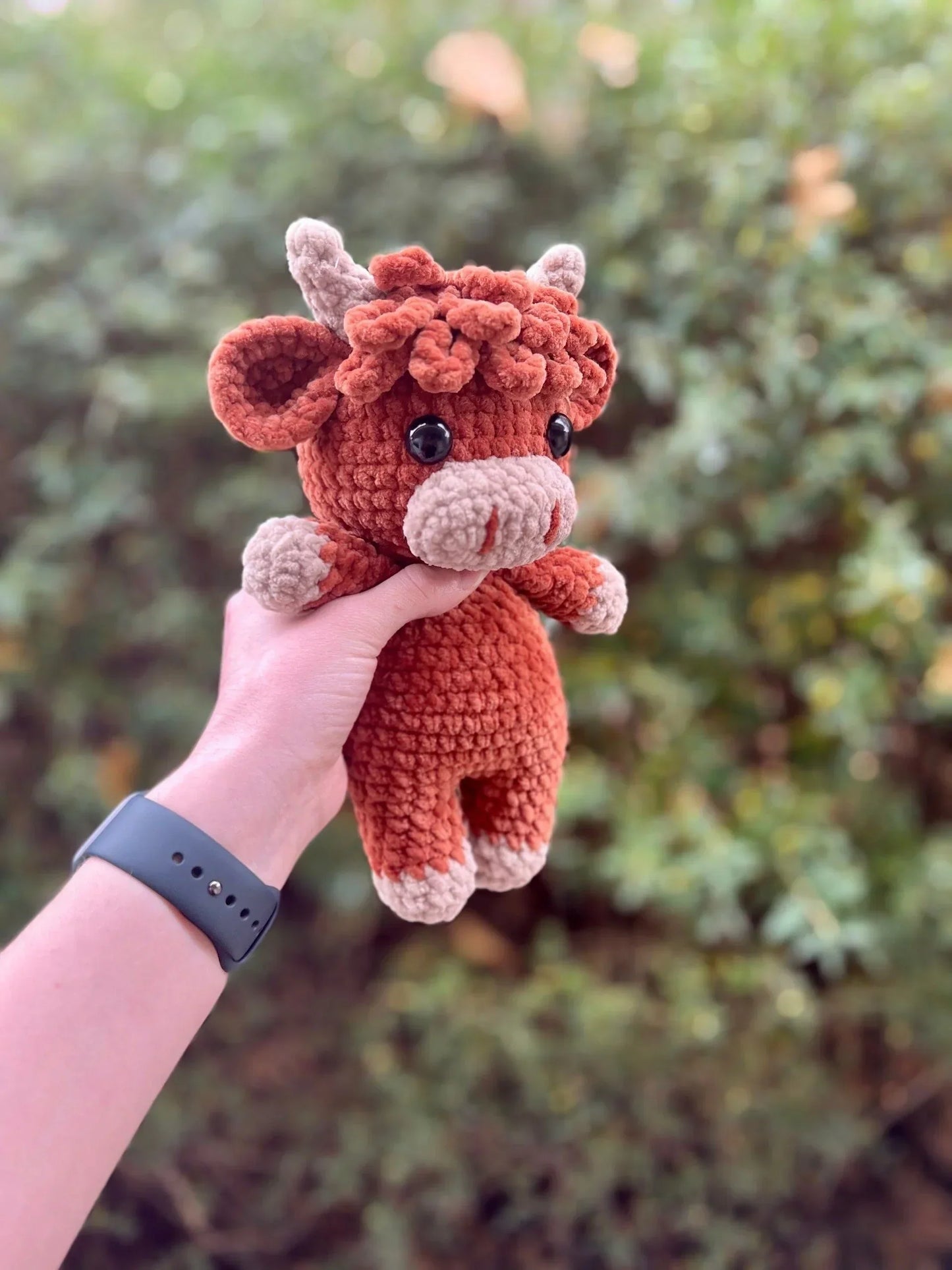 🎅Weihnachtsverkauf 50 % Rabatt!!🎄🔥Häkelanleitung für Highland Cow Amigurumi🐮 – DIY-Set & fertiges Plüschtier