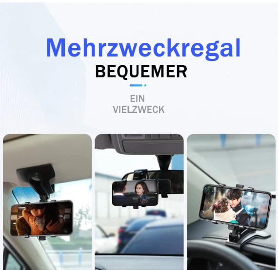 🏆2026 Neuankömmling50% RABATT - 360-Grad-drehbare Handyhalterung fürs Armaturenbrett im Auto