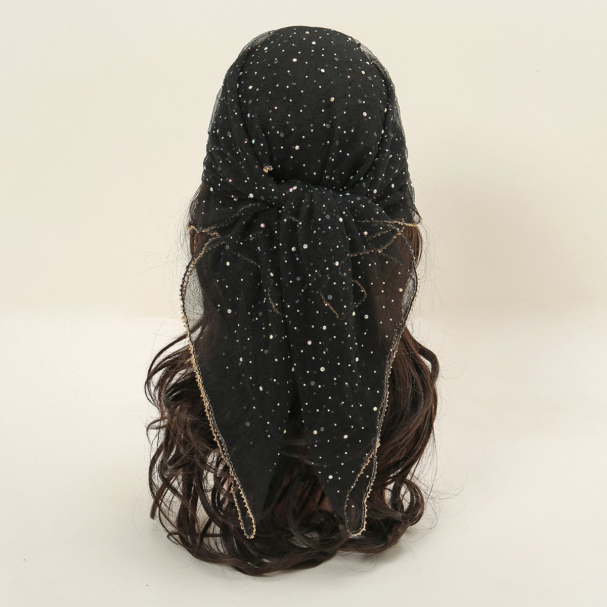 Kopftuch mit Glitzerdetails für Damen