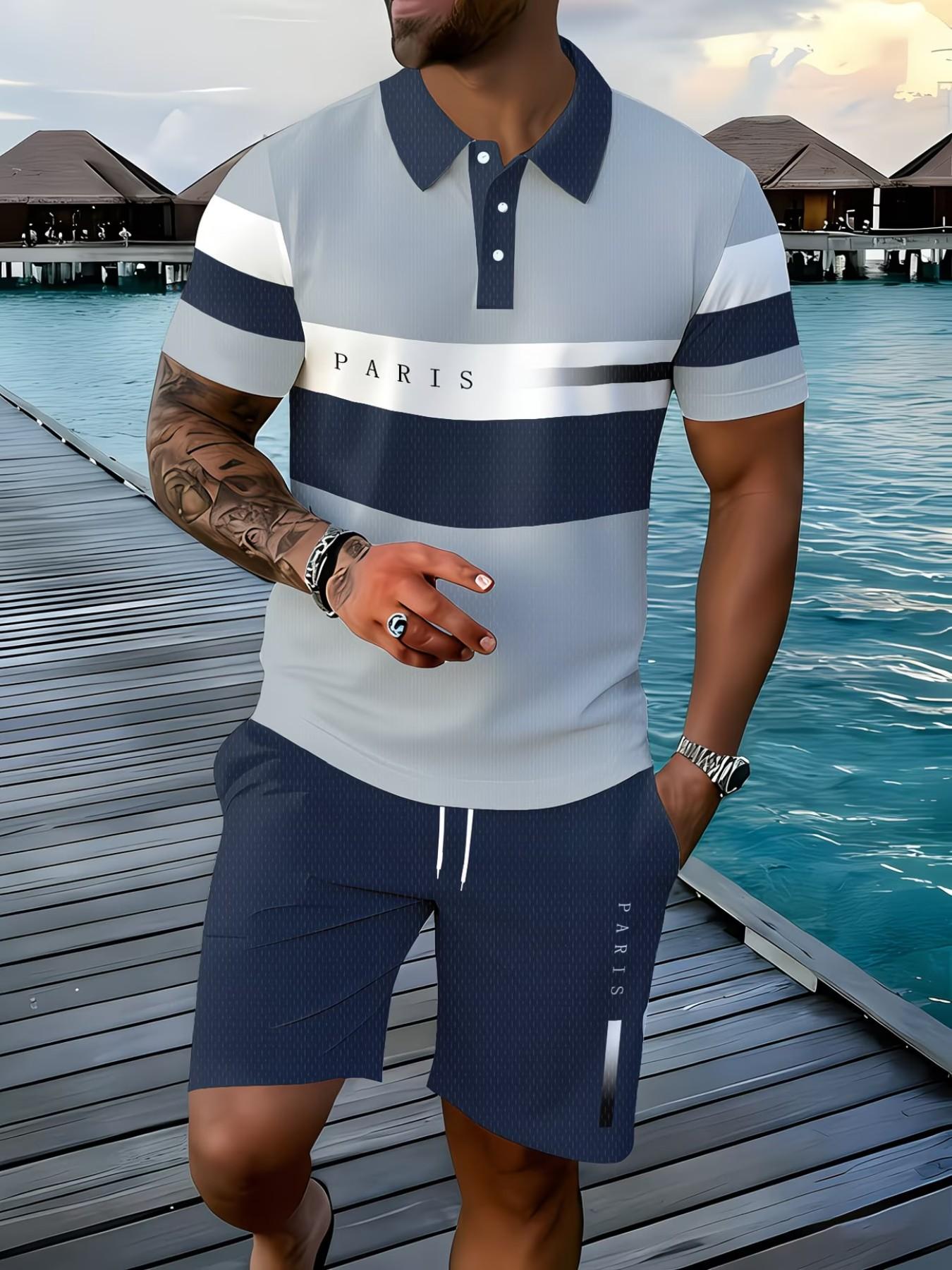👕 2-teiliges Hemd- & Shorts-Set für Herren – bequem, atmungsaktiv & vielseitig für Sommer, Freizeit & Reisen | 50% Sommer-Sale ☀️🩳