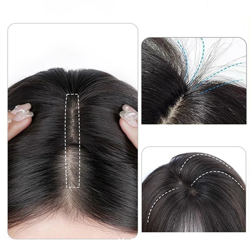 🍃✨ Clip-on Pony aus 100% Naturhaar – Perfekter Volumen-Pony in Sekunden! 💁‍♀️✨Natürlich & wiederverwendbar, leicht zu clippen, für jeden Anlass. Einfache Frisur-Upgrade!