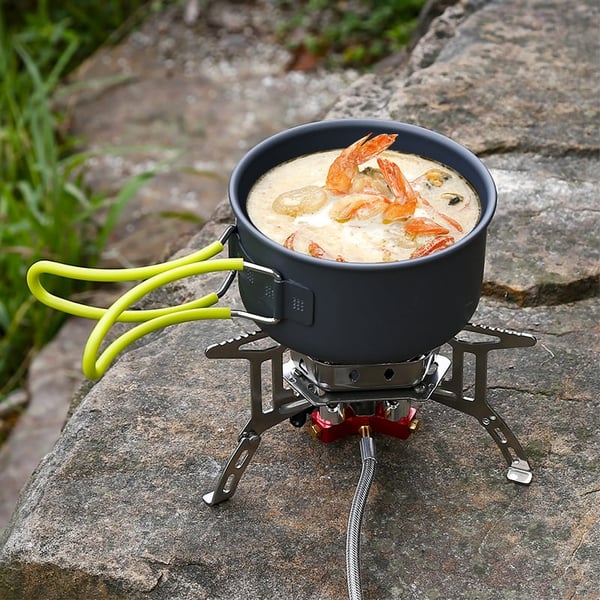 🥇🔥Zeitlich begrenztes Sonderangebot⏰Camping-Gasbrenner für den Außenbereich, windfest