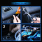 🚗 50% RABATT 🌈 Flexible Auto-Ambientelichter, zuschneidbar 1–3 m, 9 Farben ✨