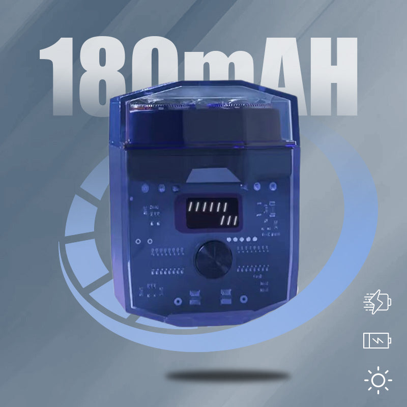 🔥 Transparenter Mini-Elektrorasierer mit leisem Betrieb 🔥
