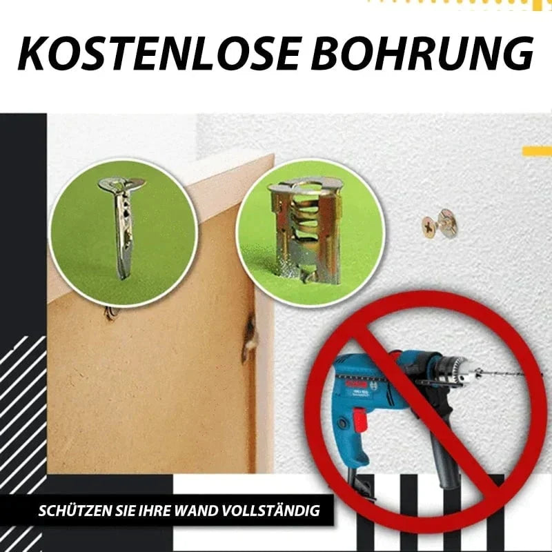💥🧰🎁 AKTION -50%! Komplettes Gipskarton-Schrauben & Dübel Set – Verzinkt, Selbstbohrend, Hochfest, bis zu 200 Stück