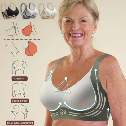 Hebender bügelloser Push-up-BH mit Anti-Sagging-Effekt