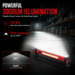 Wiederaufladbare LED-Arbeitsleuchte – 3000 LM, tragbare Werkstattleuchte mit Magnetbefestigung, 360°-Drehbarkeit und Powerbank-Funktion 🔦