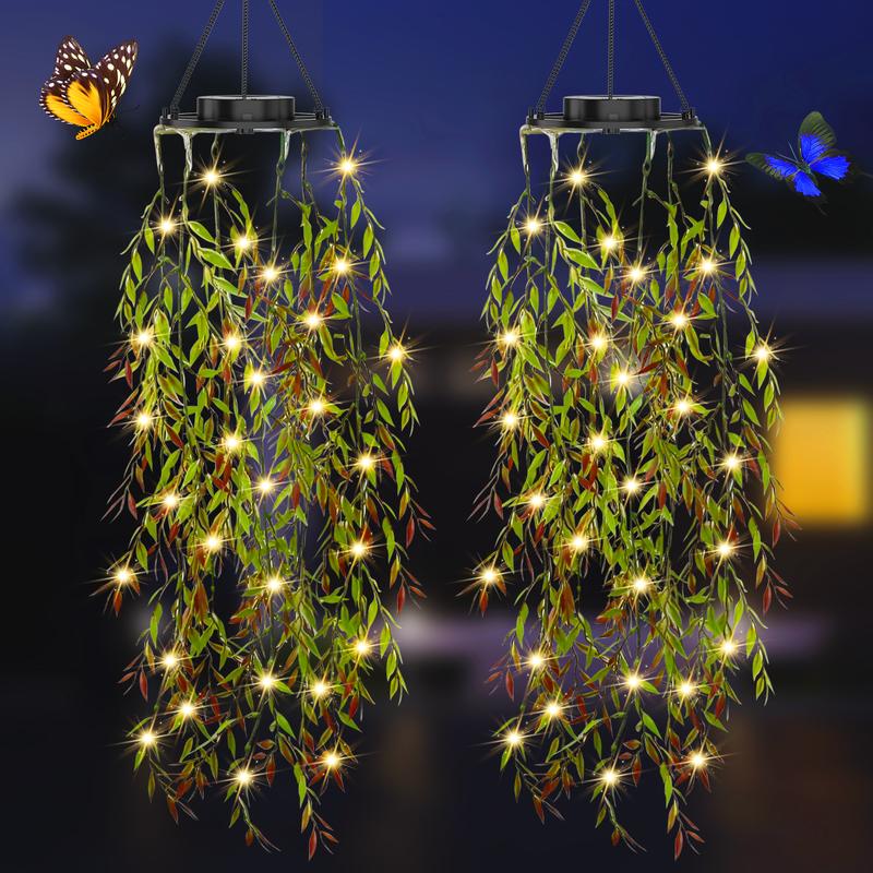 ☀️ 【Limitiertes Angebot – 50% Rabatt】 – Solar-Efeu-Lichterkette mit künstlichen Blättern – wasserdicht, 8 Beleuchtungsmodi & flexibel – perfekt für Garten, Balkon & Wanddekoration 🌿💡
