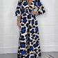 🔥🍃Jumpsuit mit V-Ausschnitt und Leopardenmuster
