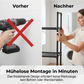 🏠✨ 50% RABATT! Praktisches Aufbewahrungsregal für Bad & Waschküche – Kein Bohren erforderlich – Selbstklebend & robust 🛠️