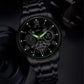 Aus Japan importierte Uhren🔥Wasserdichte römische skelettierte mechanische Herrenuhr