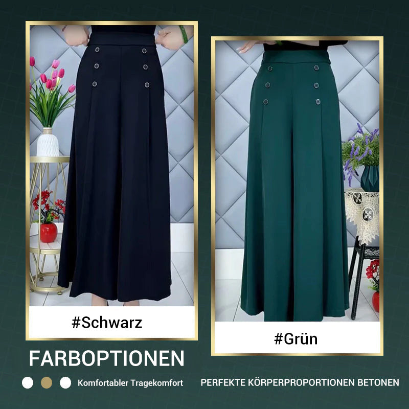 👖 【Heißer Verkauf】 Falten -Weitbeinhosen