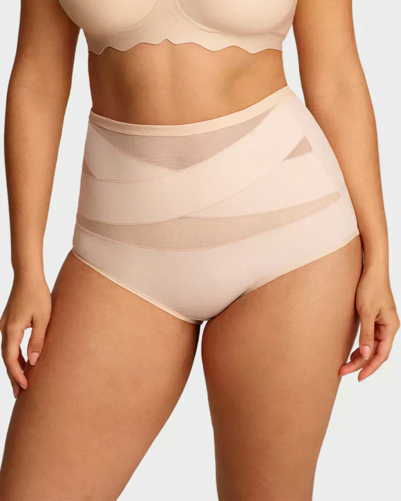 Hoch taillierte Formhose in Übergröße mit Bauchstraffung