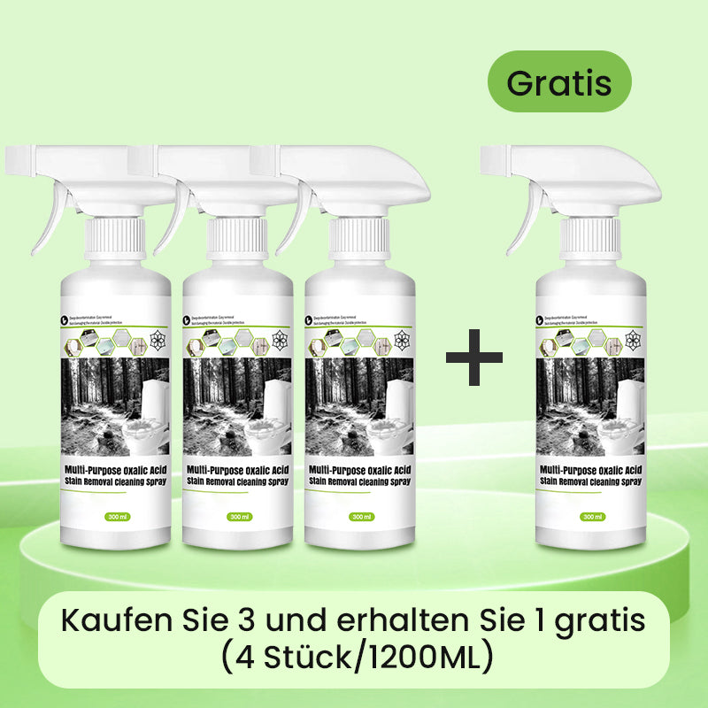 🔥 Halbpreis-Aktion – Nur für kurze Zeit! 🔥💥Mehrzweck-Oxalsäure-Fleckenentfernerspray🏡✨