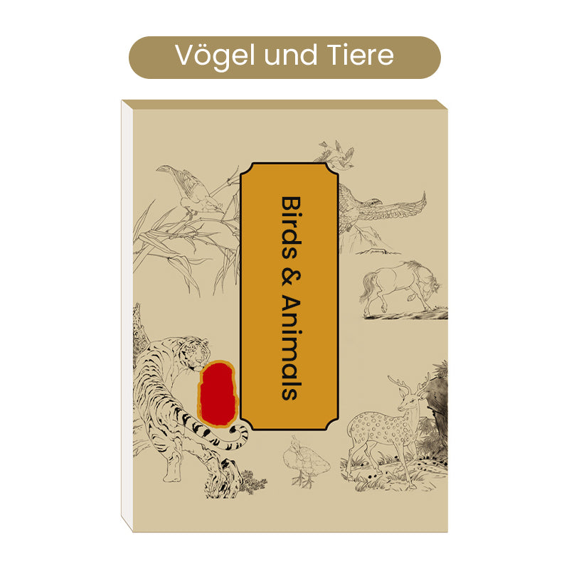 Chinesisch Gemälde weißes Zeichnen Kopieren Album