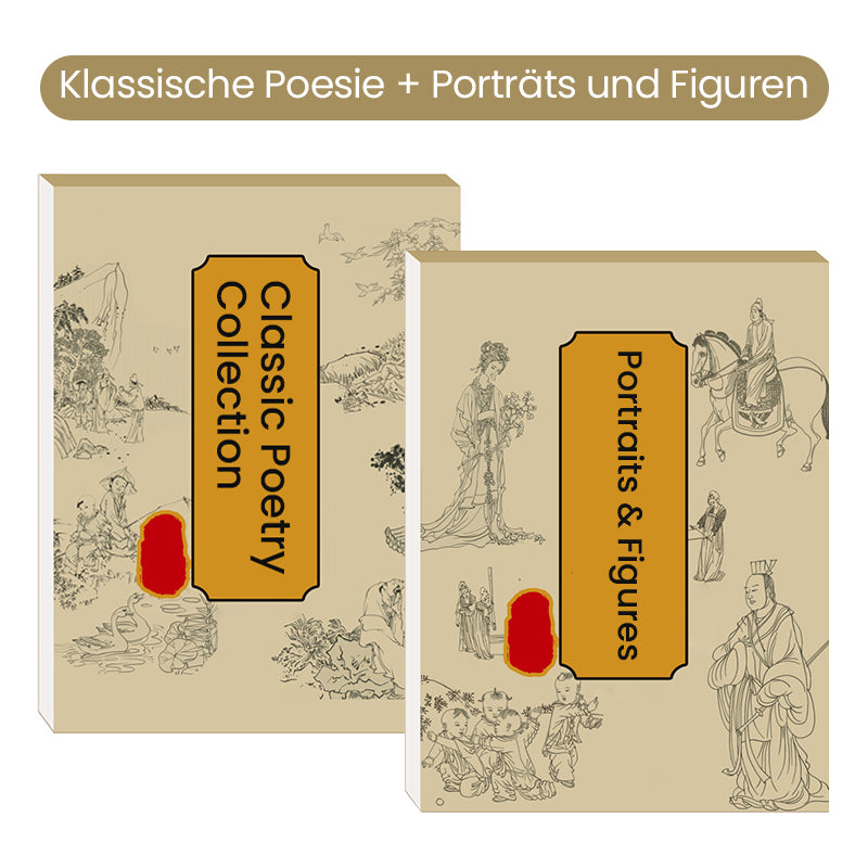 Chinesisch Gemälde weißes Zeichnen Kopieren Album