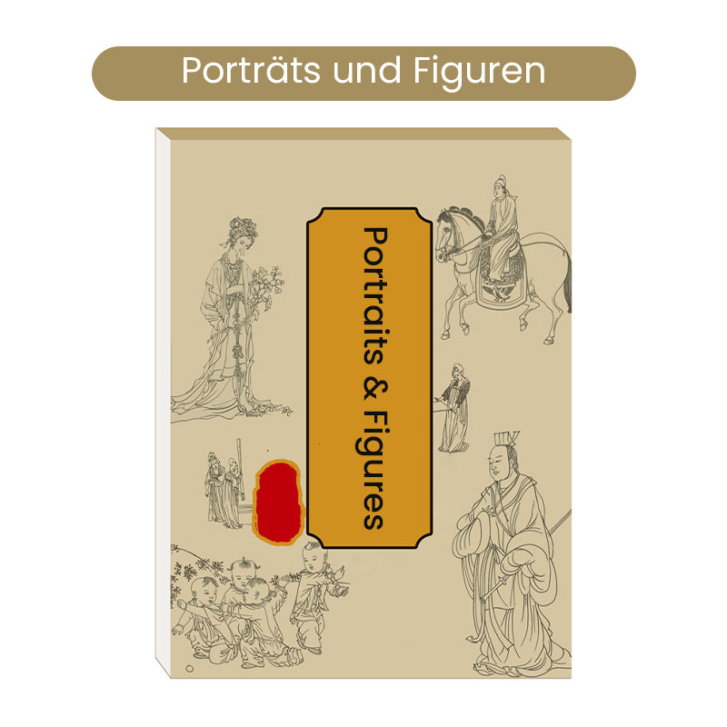 Chinesisch Gemälde weißes Zeichnen Kopieren Album