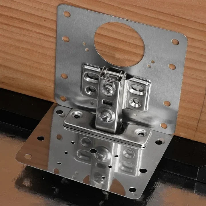 🏠HingePlate 1+1 GRATIS: DIY Möbelscharniere Reparatur Seitenplatte