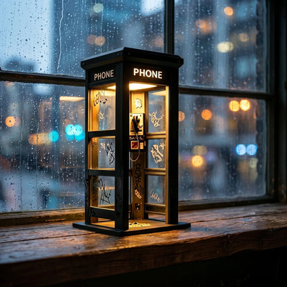 ✨Ambientelampe im Vintage-Stil einer Telefonzelle