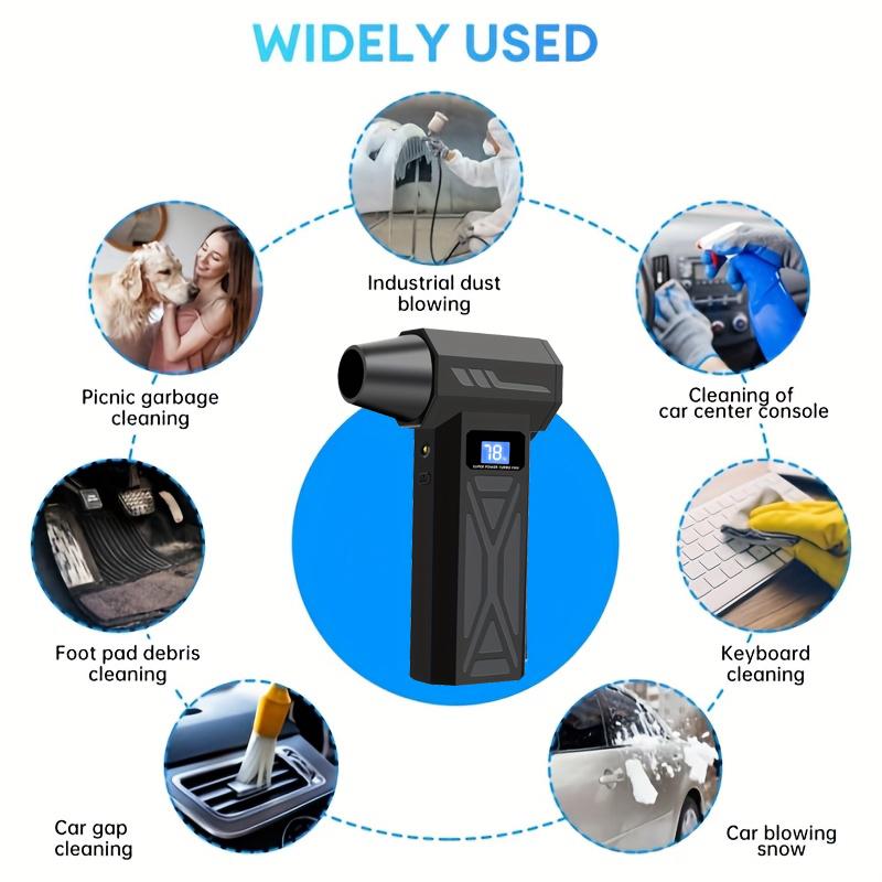 🌀【Nur für kurze Zeit: 50 % sparen!】💨 Kabelloser Turbo-Lüfter – 50% RABATT! 4 Stufen, 5 Düsen, leistungsstarker Akku – reinigt Computer, Autos & Outdoor-Ausrüstung. 🔋
