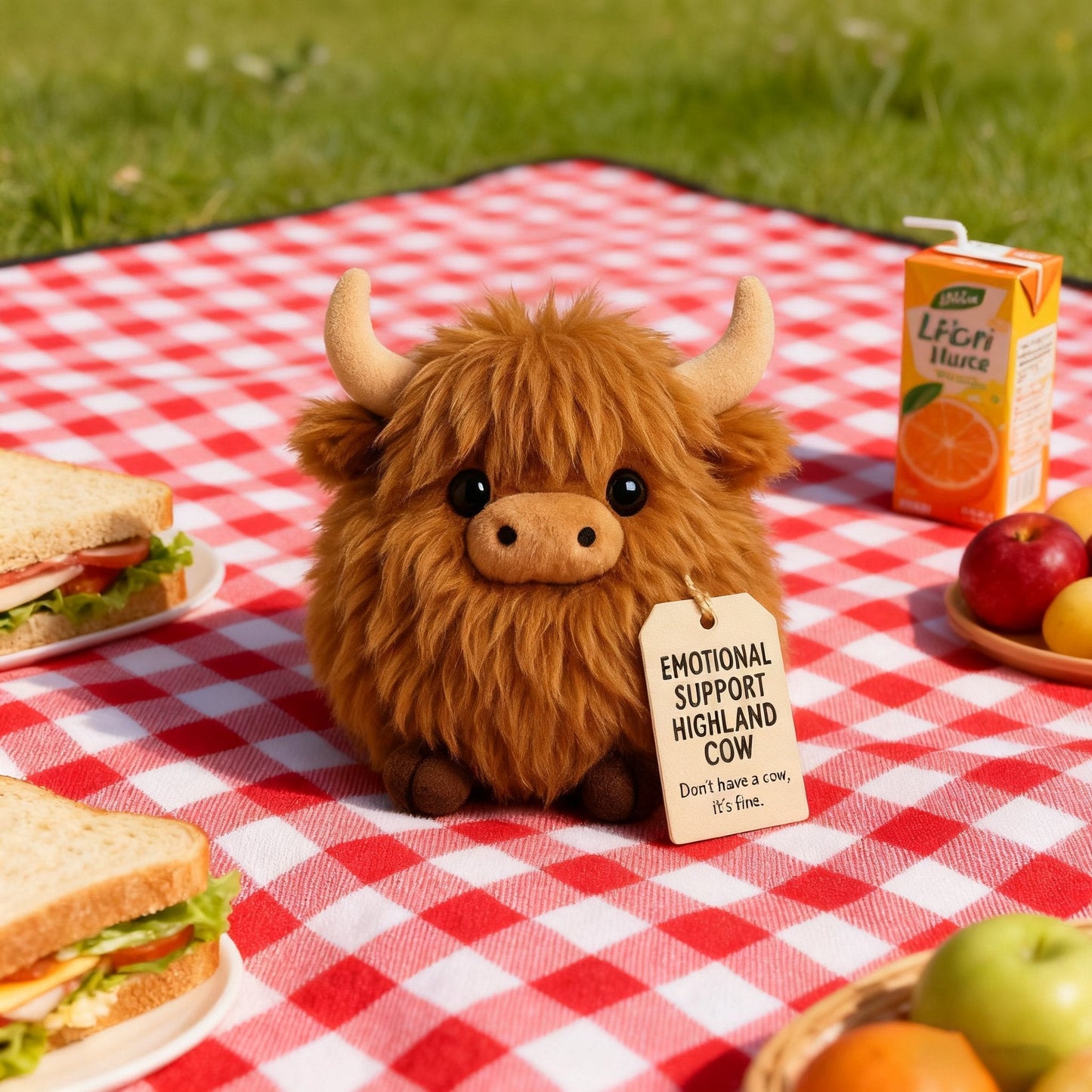 🎅Weihnachtsvorverkauf 50 % RABATT🎁Plüschtier Highland Cow zur emotionalen Unterstützung🎉