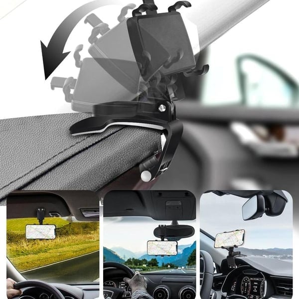 🏆2026 Neuankömmling50% RABATT - 360-Grad-drehbare Handyhalterung fürs Armaturenbrett im Auto