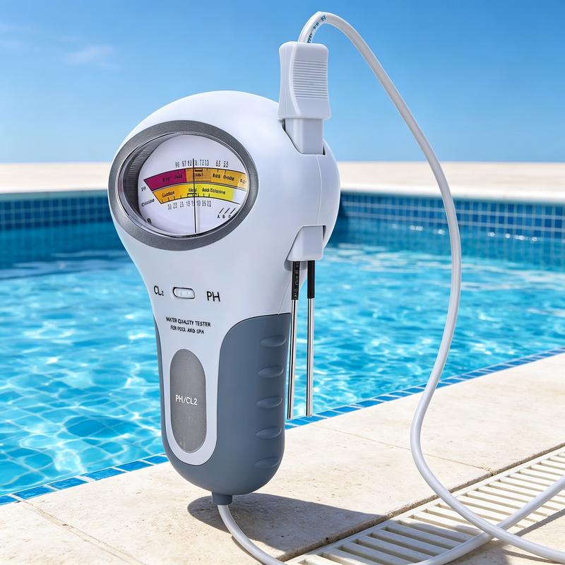 🔬pH- & Chlormessgerät für Schwimmbäder – Präzise Messung von pH-Wert & Chlorgehalt – Einfach, schnell & zuverlässig 💧✨
