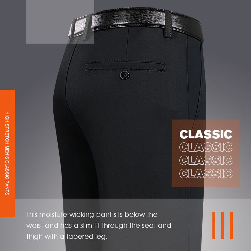 ⏳Begrenzte Zeit 50% Rabatt💥Hochelastische Chino Hose Herren Moderne Freizeithose