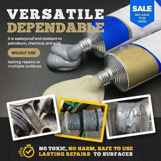 🔥Neu und verbessert💧hochtemperaturbeständiger, flüssiger Metall-Reparaturkleber