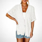 🔥LETZTER TAG 49 % RABATT🔥Stilvoller, fließender Kurzarm-Cardigan👚