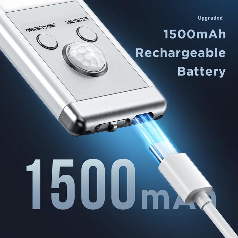 🏆 Het rea - 49% RABATT 🔥3-färgad belysning Stansfri smart sensor magnetisk uppladdningsbar LED-lampa