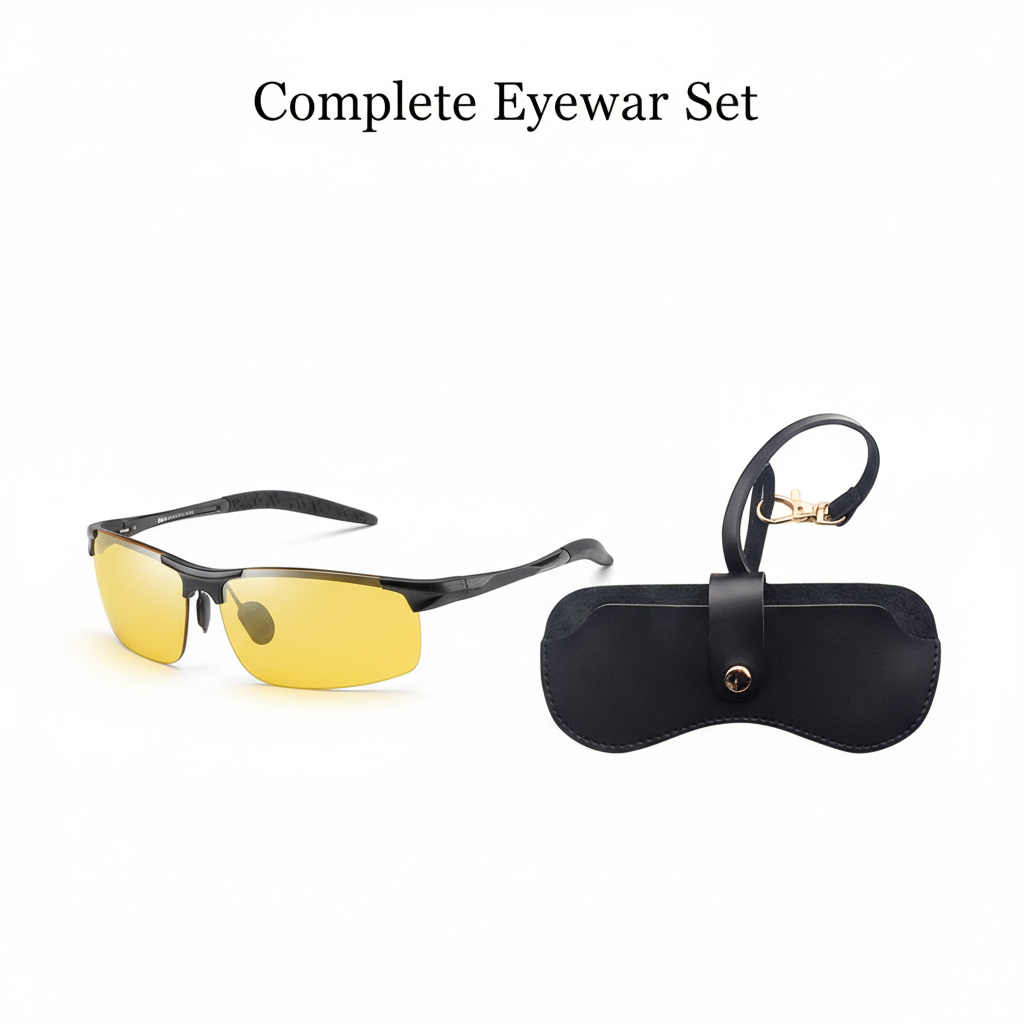 🕶️ 55% RABATT! ⏰ Photochrome Sonnenbrille mit polarisierten blendfreien HD-Gläsern – Randloser Sportrahmen – Perfekt für Autofahren, Angeln, Radfahren & Outdoor – schützt zuverlässig bei jedem Wetter ☀️