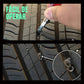 60-teiliges Reifen-Reparatur-Stopfen-Set, DIY-Reifenreparatur-Vakuum-Gumminagel-Set, für schnelle Reifenreparatur von Autos/Motorrädern/LKW/Traktoren mit Pannen.