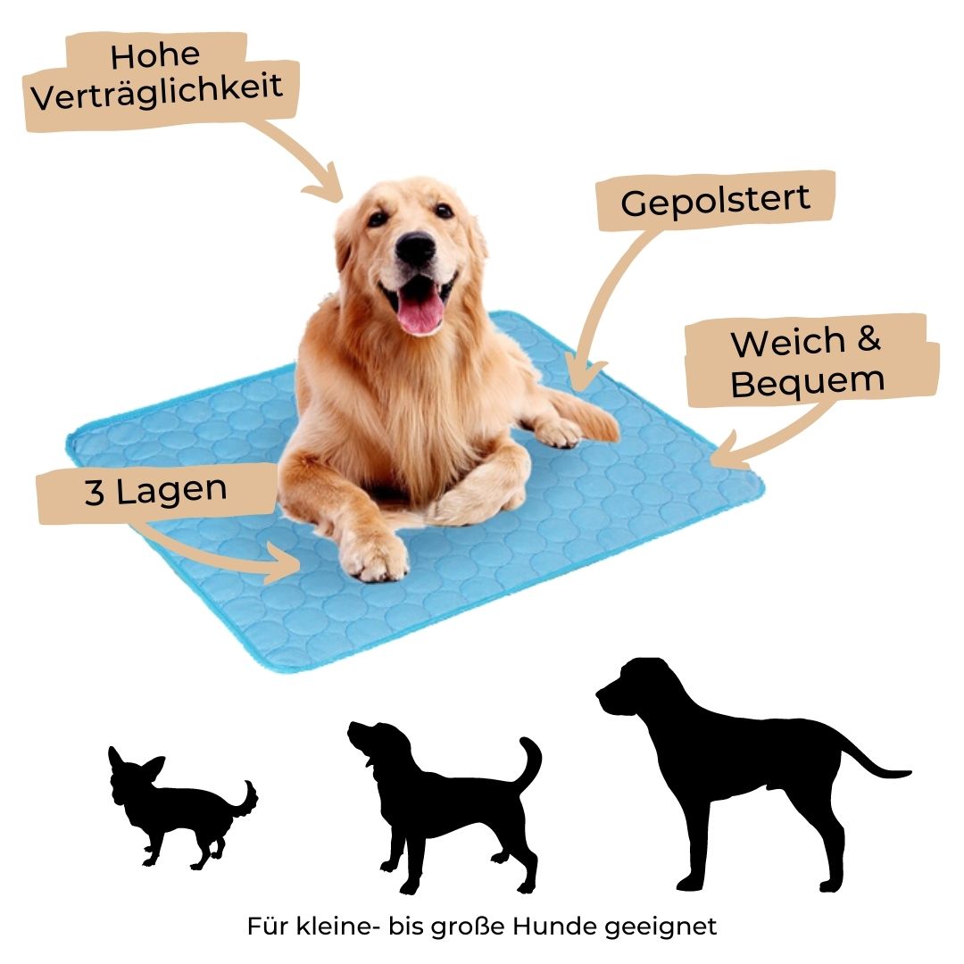🔥🧊Letzter Tag 49 % Rabatt😍Premium Kühlmatte für Hunde🐶🐱