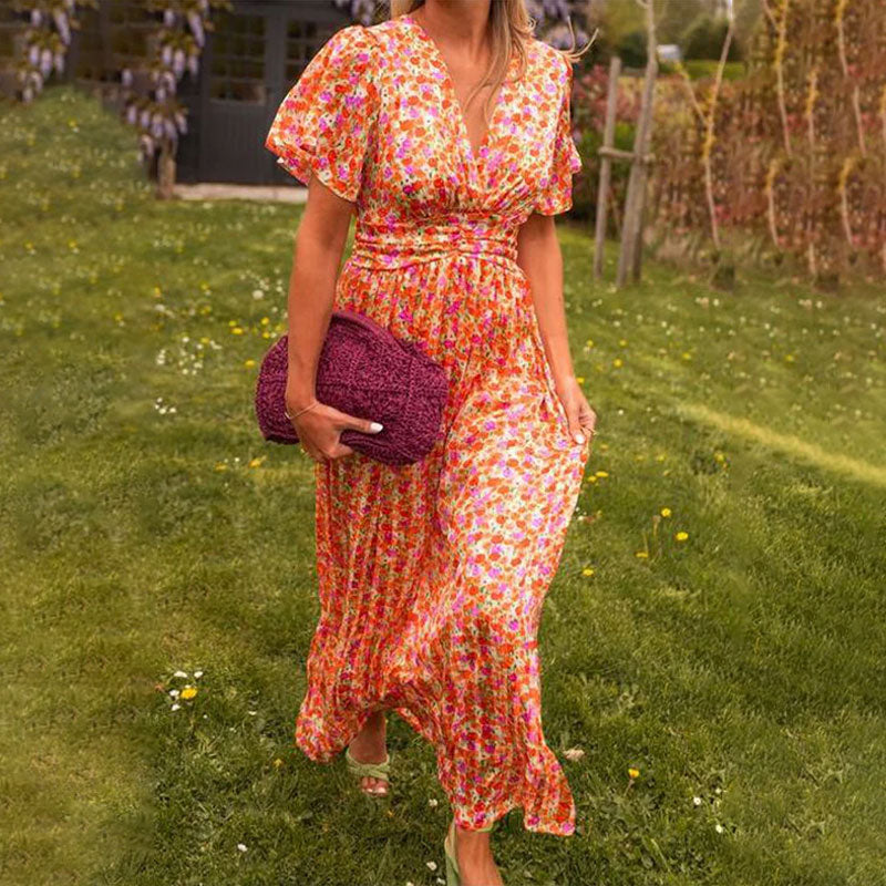 💐 🌻Zeitlich begrenzt 50% RABATT💖Süßes Vintage-Blumenkleid für Damen