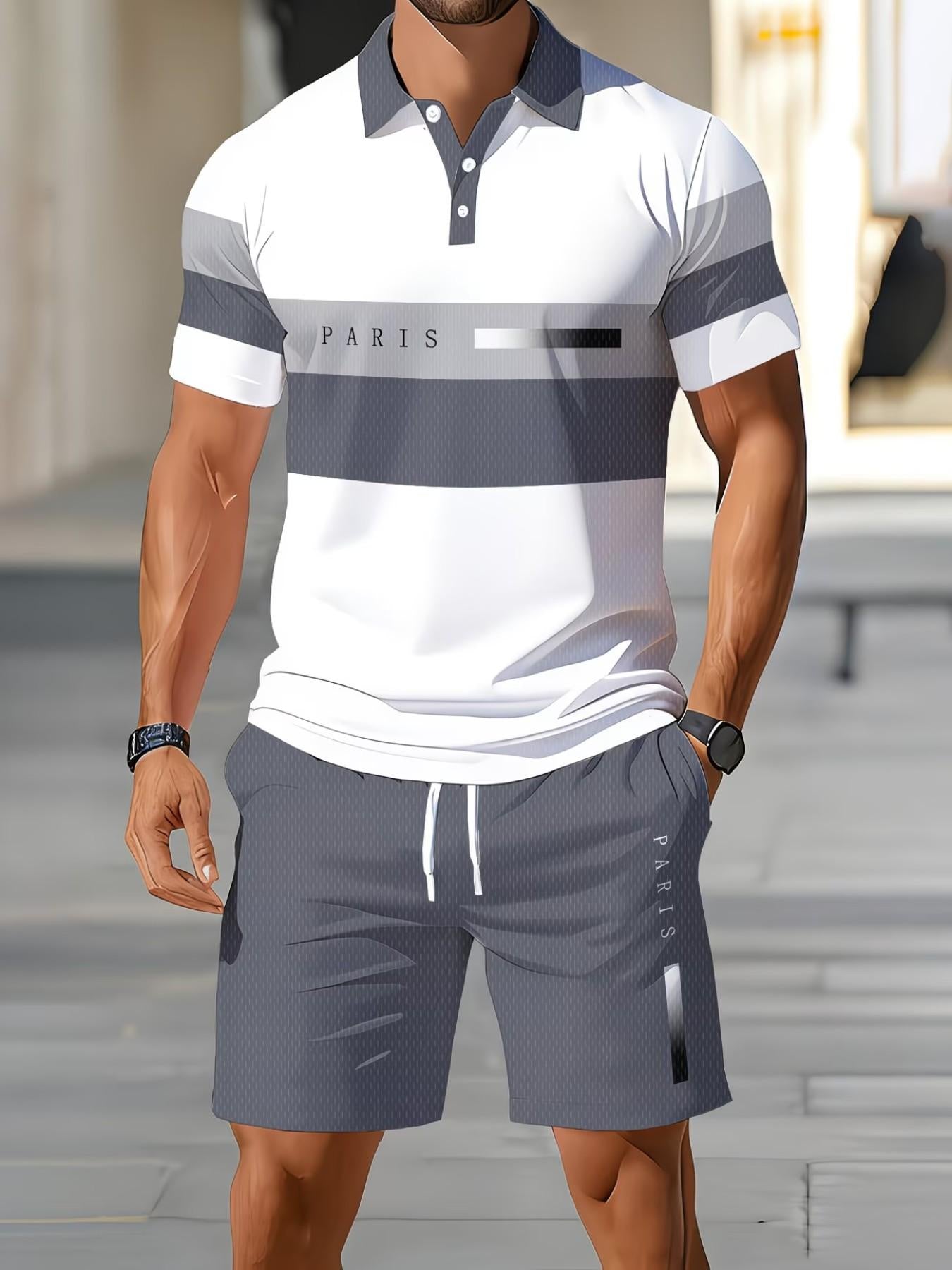 👕 2-teiliges Hemd- & Shorts-Set für Herren – bequem, atmungsaktiv & vielseitig für Sommer, Freizeit & Reisen | 50% Sommer-Sale ☀️🩳