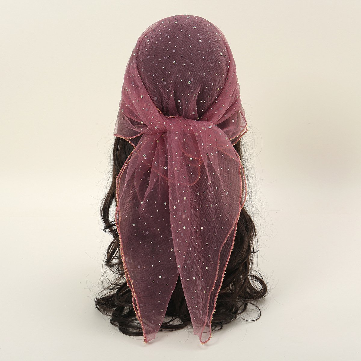 Kopftuch mit Glitzerdetails für Damen