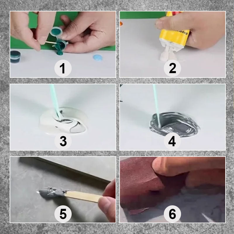 🔥Heißer Verkauf 60% Rabatt✨Multifunktionales Reparatur-Set für Risse in Fliesen und Steinen