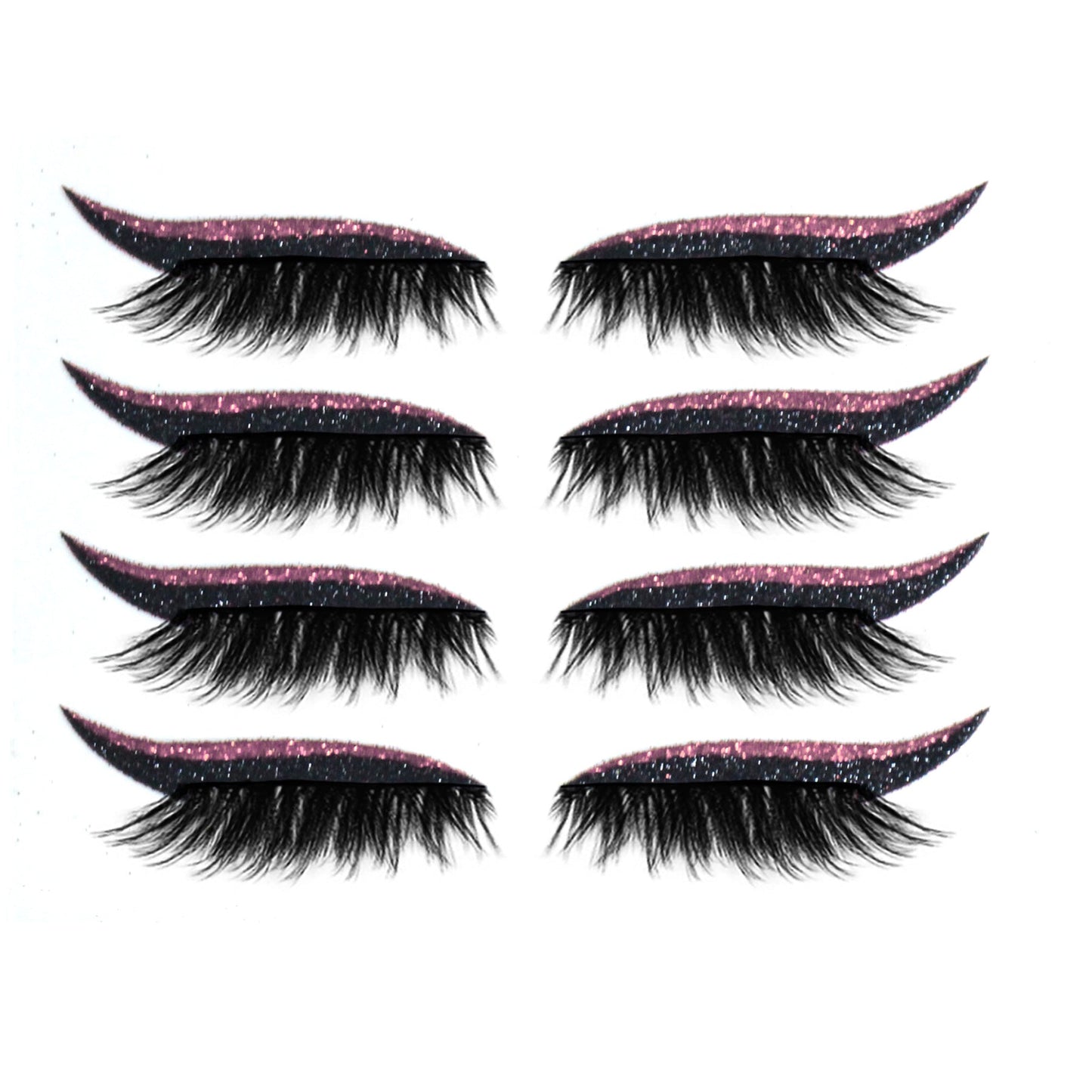 ✨✨Einteiliger und wiederverwendbarer Aufkleber für Eyeliner und Wimpern