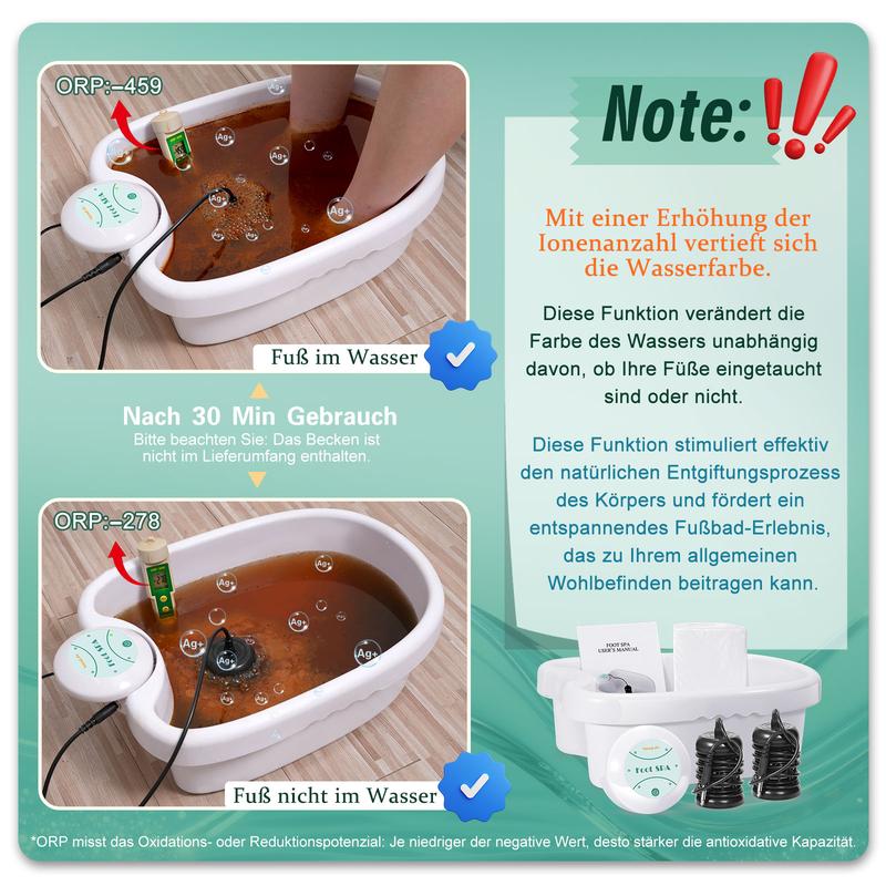 🦶💧 Ionen-Fußbadegerät – 50% RABATT! Professionelle Wellness-Entspannung, fördert Durchblutung & Stoffwechsel 🎁